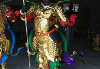 承接四大天王神像，鑄銅工藝，鑄銅四大天王神像制作