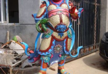 四大天王神像廠，彩繪工藝，玻璃鋼四大天王神像生產(chǎn)