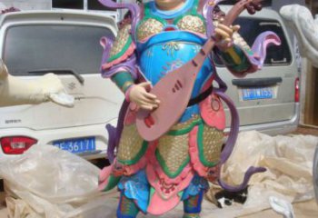四大天王神像制作，彩繪工藝，鑄銅四大天王神像制作