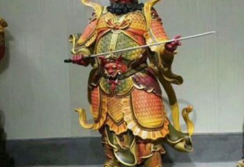 指定四大天王神像，佛堂擺放，鑄銅四大天王神像制作
