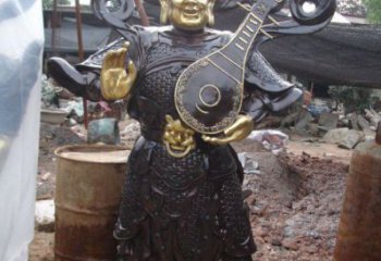承接四大天王銅神像，仿古神像，仿銅四大天王銅神像定做