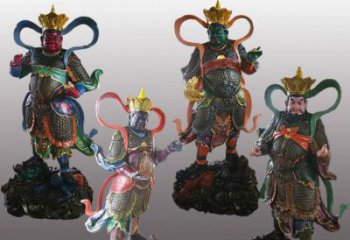 提供四大天王銅神像，仿古神像，四大天王銅神像制作