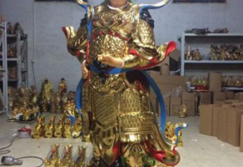 戶外韋陀銅神像工廠，鑄銅工藝，寺廟韋陀銅神像廠家