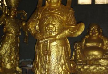 通用韋陀銅神像，現(xiàn)代工藝，仿古韋陀銅神像廠家
