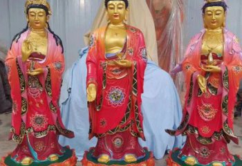 彩繪東方三圣佛像廠，彩繪工藝，鑄銅東方三圣佛像制作