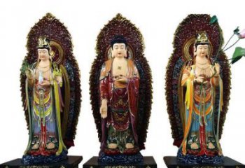 預(yù)定東方三圣佛像，家用神像，仿銅東方三圣佛像定做