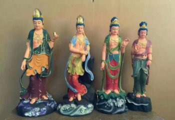 彩繪西方三圣佛像廠，佛堂擺放，仿銅西方三圣佛像定做