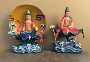 彩繪西方三圣佛像廠，仿古神像，寺廟西方三圣佛像廠家