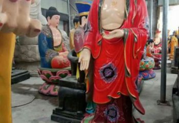 彩繪西方三圣佛像廠，鑄銅工藝，寺廟西方三圣佛像廠家