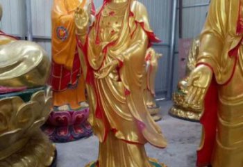 戶外西方三圣佛像工廠，家用神像，鑄銅西方三圣佛像制作