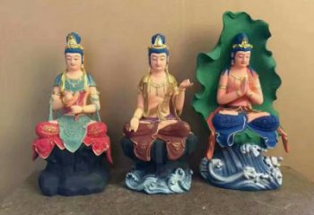 提供西方三圣佛像，佛堂擺放，西方三圣佛像承接