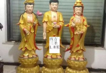 承接西方三圣銅佛像，仿古神像，西方三圣銅佛像預(yù)用