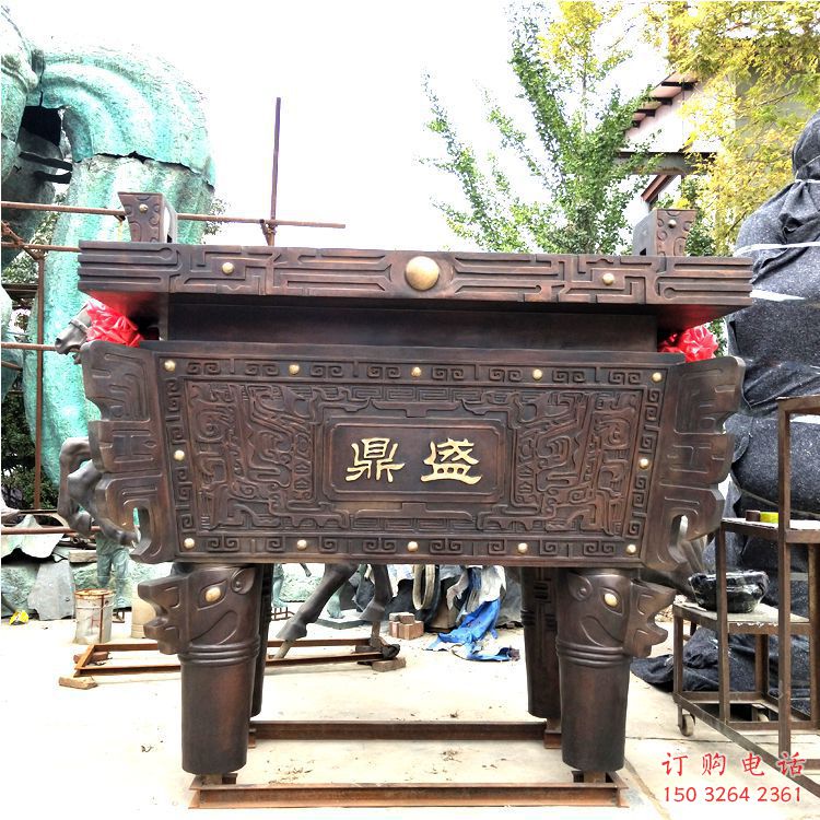 仿古大克鼎雕塑鑄造廠家