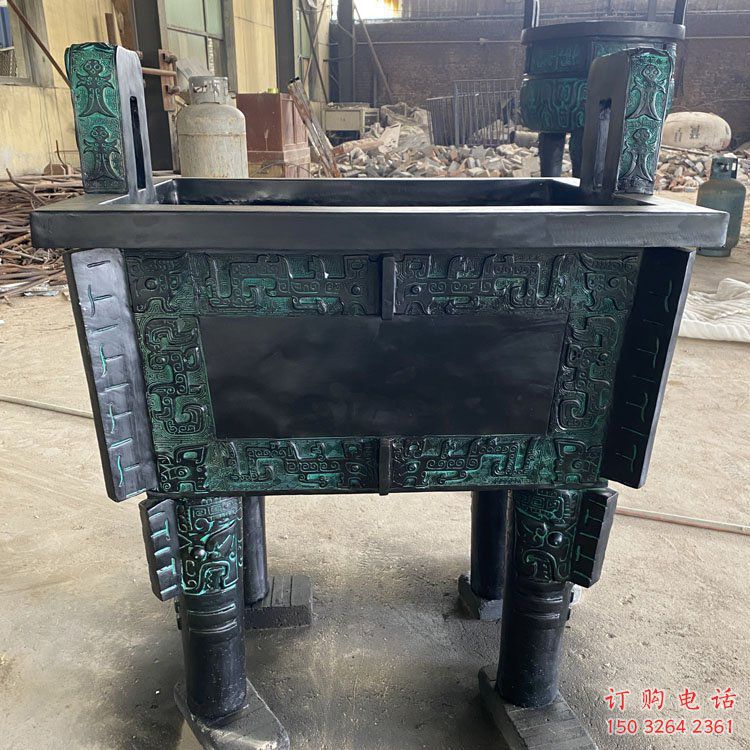 大型青銅鼎銅雕生產(chǎn)