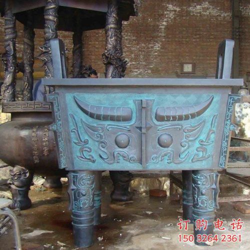 方鼎銅器雕塑