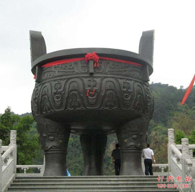 戶外鑄銅圓鼎銅雕生產(chǎn)