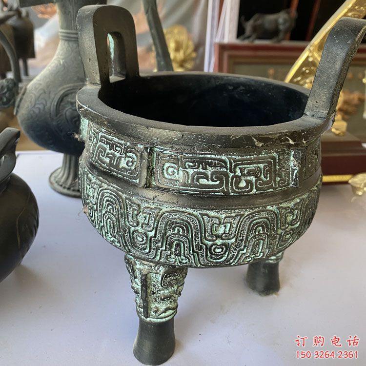 圓鼎雕塑，銅器景觀雕塑，鑄銅工藝