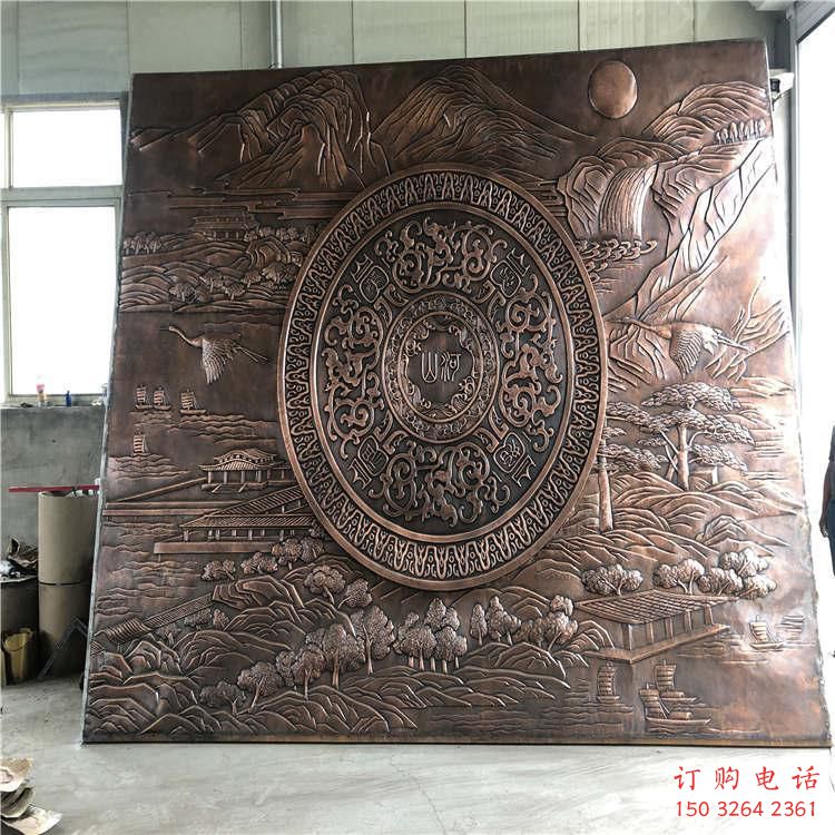 白銀景觀浮雕供需，美陳雕塑，景觀鍛銅浮雕承接