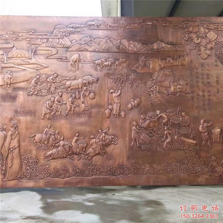 金昌酒店浮雕定價，景觀雕塑，鍛銅浮雕廠家擺件