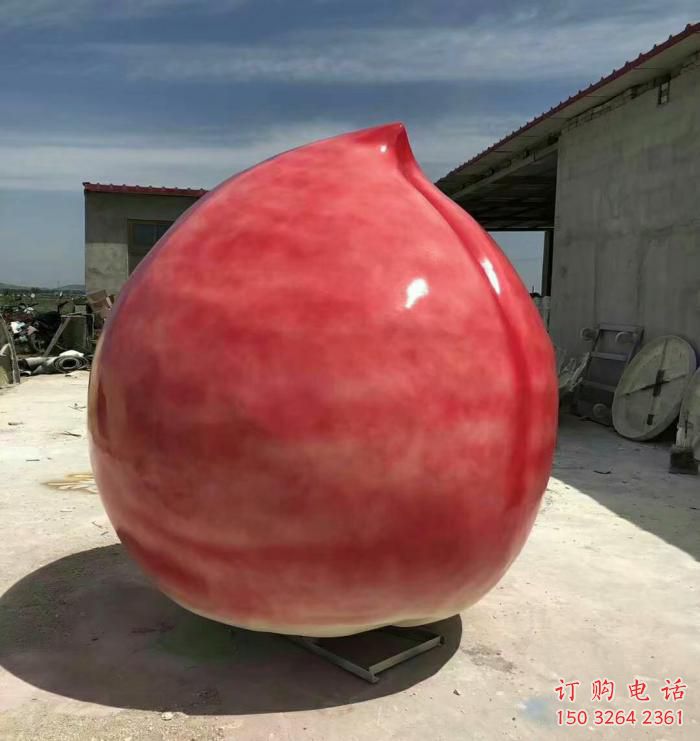 臨夏公園壽桃雕塑