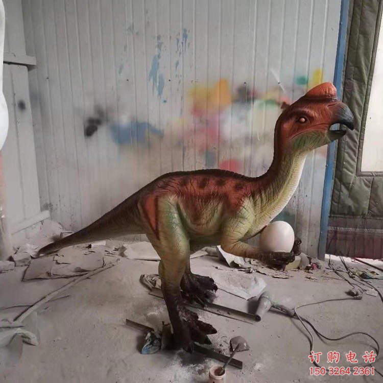 桂林抽象恐龍雕塑制造，動(dòng)物雕塑，玻璃鋼恐龍雕塑展品