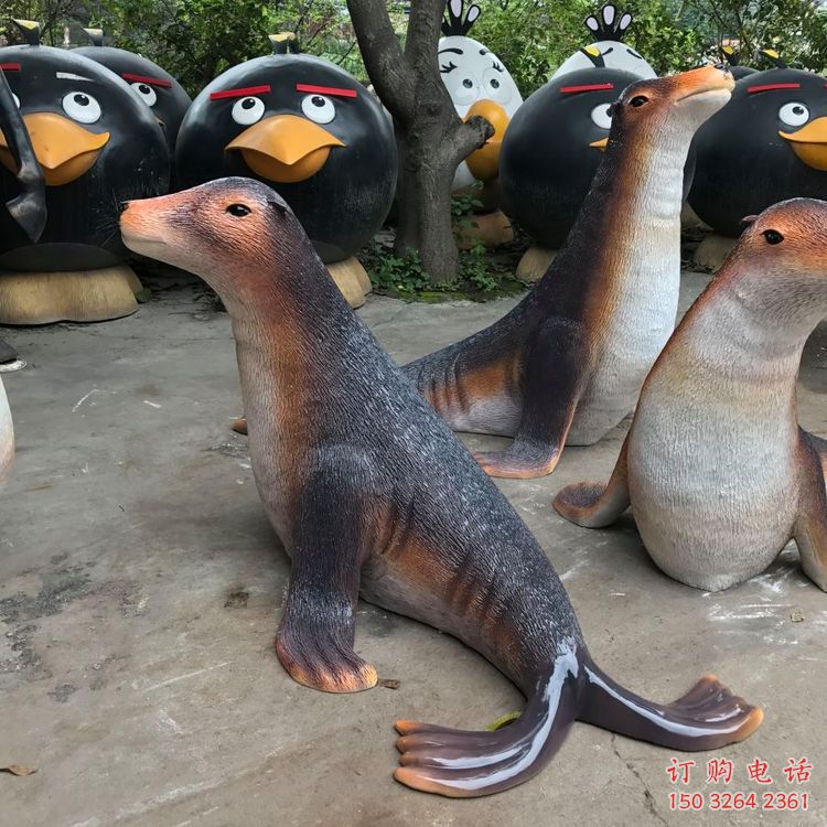 小河園林海豹雕塑