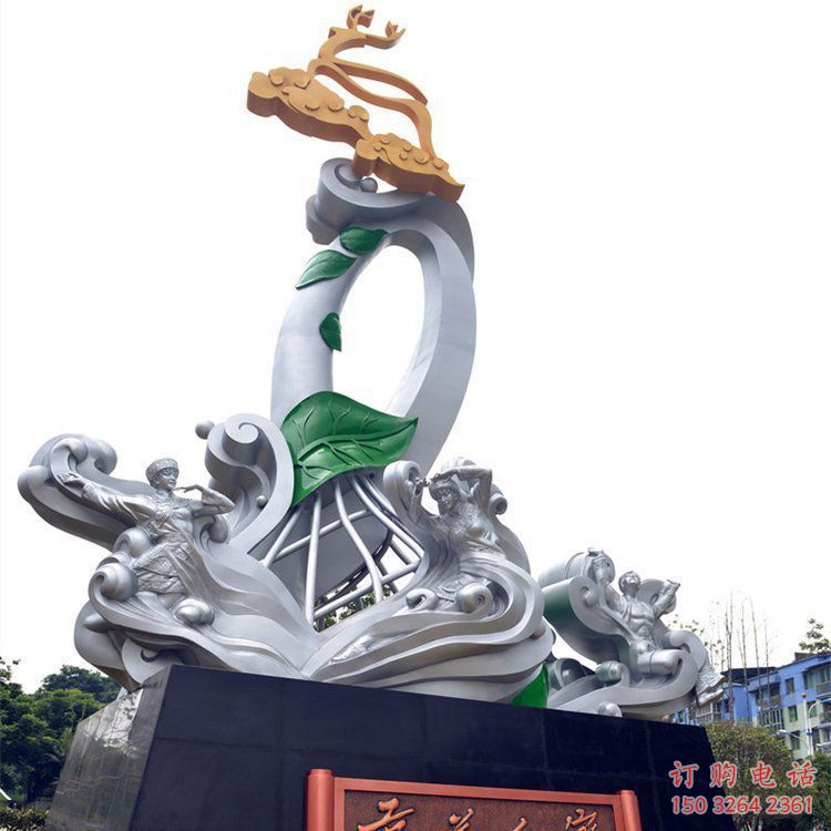 承德蘭花雕塑承接，城市裝飾，大型蘭花花朵雕塑公司