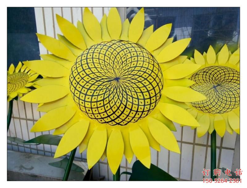 辛集抽象花籃雕塑展品，小區(qū)雕塑，葵花花籃雕塑工程制作精選
