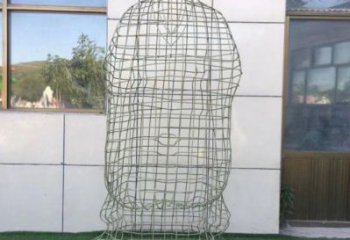 小河鏤空孔子雕塑訂做，景區(qū)雕塑，鐵藝古代人物雕塑定價