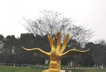 云巖鳳凰雕塑選用，美陳雕塑，鑄銅鳳凰雕塑工藝廠家