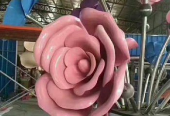 秦皇島牡丹花雕塑工廠優(yōu)選，城市裝飾，牡丹花花朵雕塑供給