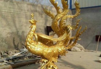 邢臺鳳凰雕塑廠家，鍛造工藝，銅鳳凰雕塑廠家承接