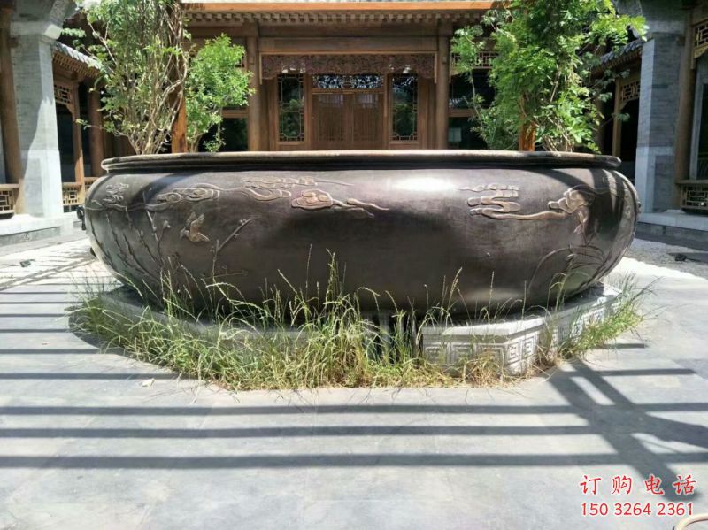 開封鑄銅缸雕塑加工