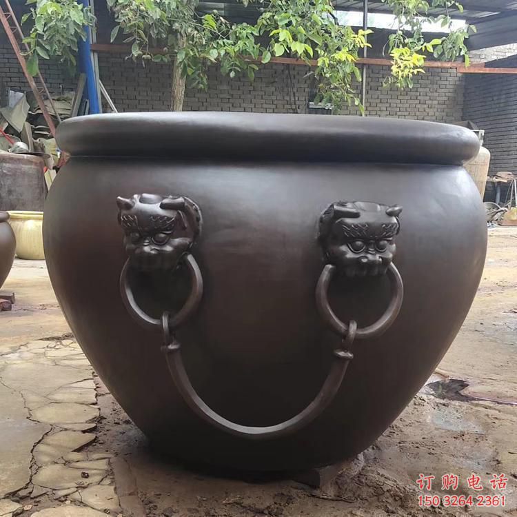 平頂山鑄銅缸雕塑生產(chǎn)