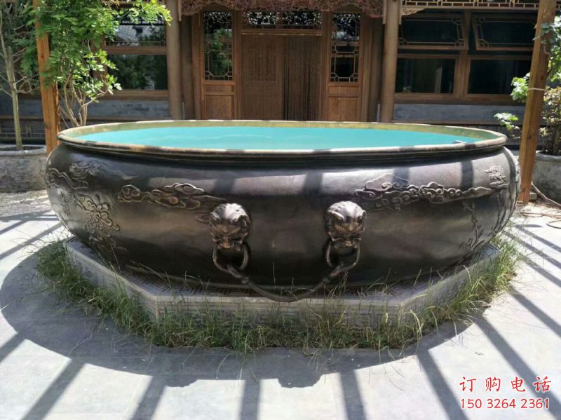三門(mén)峽鑄銅缸雕塑廠家