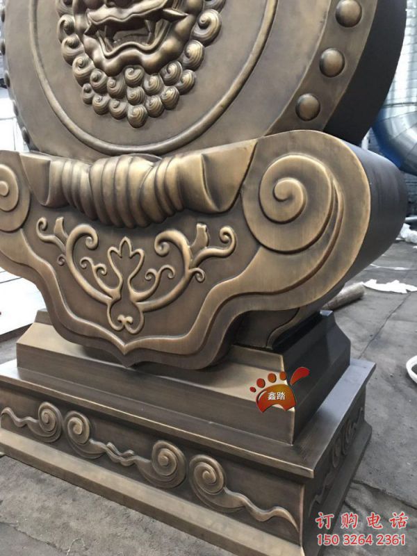 湖北抱箍鑄造觀賞型，露天雕塑，鑄銅抱箍雕塑訂做