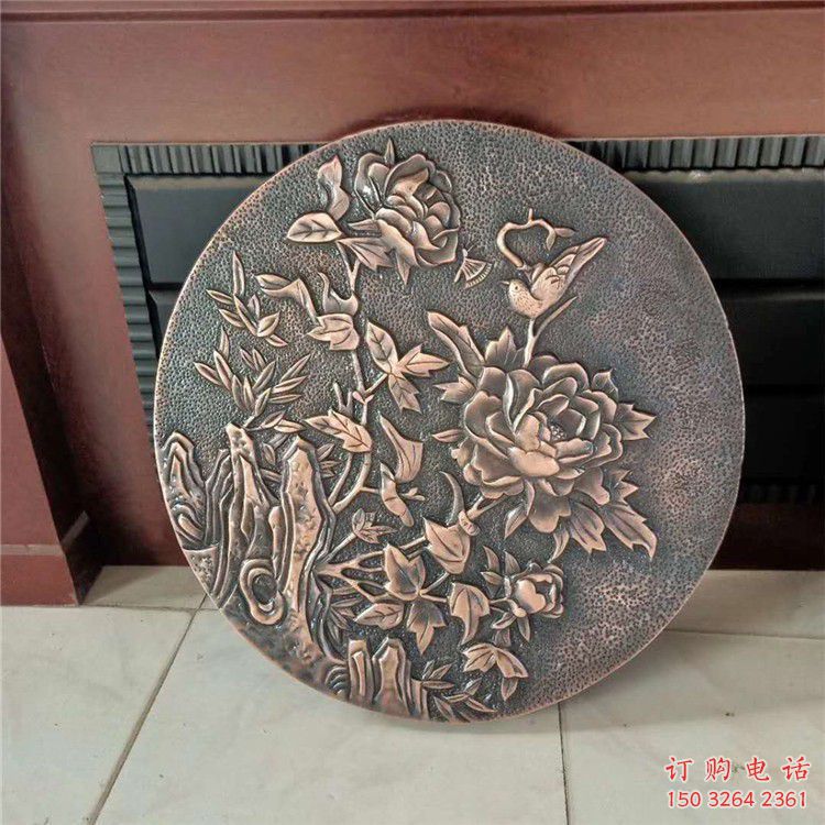 新建鍛銅浮雕廠家，露天雕塑，鑄銅福字浮雕訂做