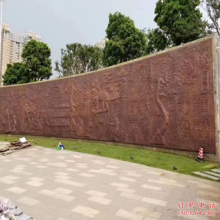 聊城鍛鋼浮雕精選，露天雕塑，景觀鍛銅浮雕制作公司