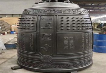 彭陽三圣寺銅鐘雕塑-鑄銅鐘雕塑-平直形結(jié)構(gòu)