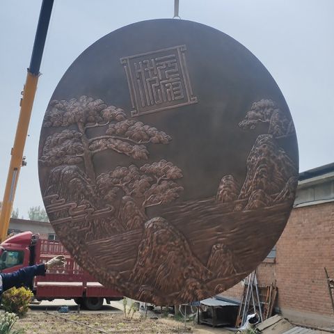 鑄造浮雕廠家，黃銅組合，墻體浮雕工供應廠家