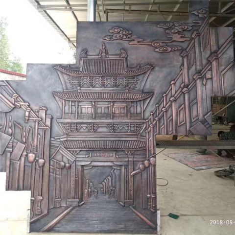 標志浮雕預(yù)定，小區(qū)擺件，城堡浮雕主題精品