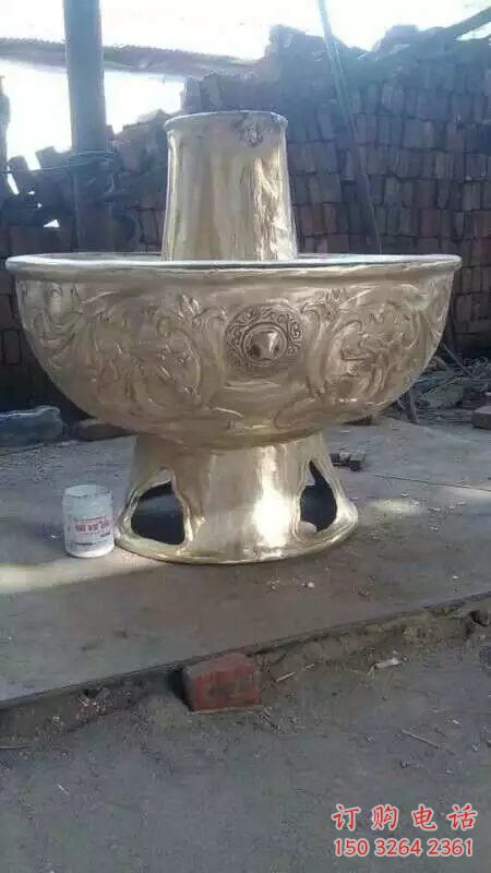 鑄銅噴泉雕塑制作2