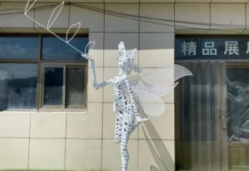 吉林公園花仙子銅雕小品