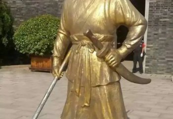 黑龍江廣場(chǎng)武松人物銅雕